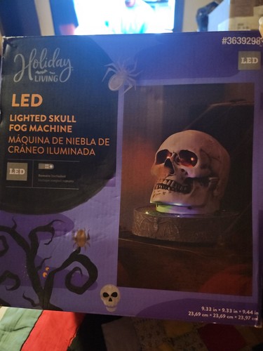 Led lighted skull fox machine - led,